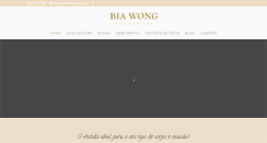Desktop Screenshot of biawong.com.br